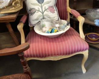 Offwhite arm chair $30