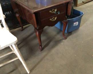Drop leaf end table $60