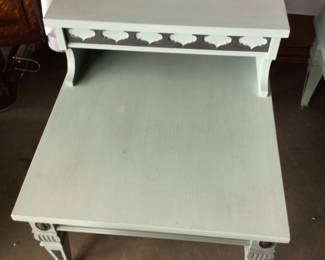 Close up of end table