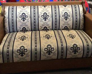 Vintage Tiger oak loveseat $250