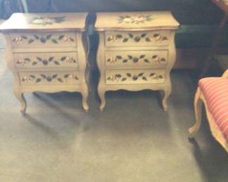Pair 3 drawer end tables/cabinets/bedside tables $125. OBO