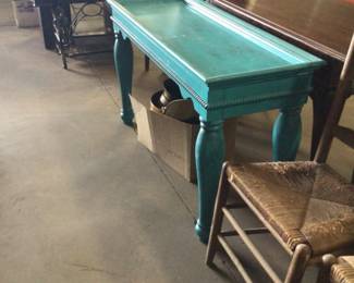 Sofa table (wood)$100. OBO