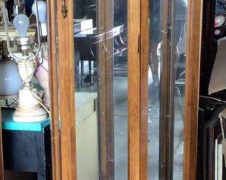 Trifront lighted curio $100.