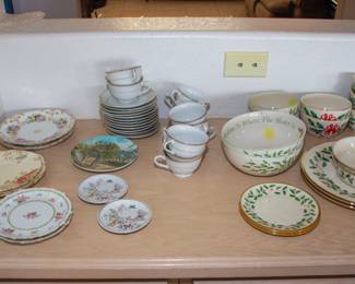 Decorative china plates