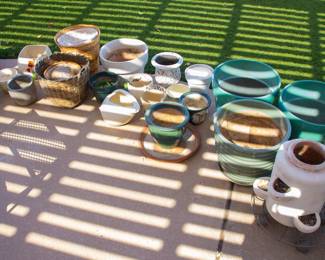 Terracotta planter pots