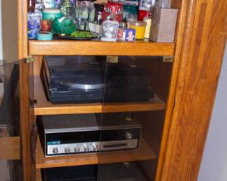 KLH Model Fifty Five receiver, turntable 