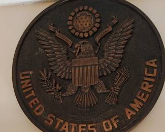 Hand carved Great Seal from Honduras