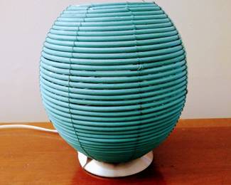 Teal Lamp 12" tall