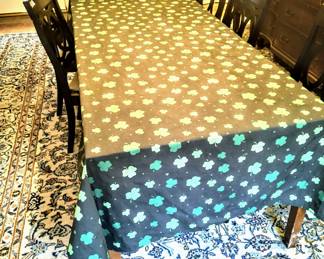 Lucky tablecloth 120".