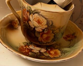 Big collection of shaving cups