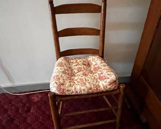 One of many farm chairs.