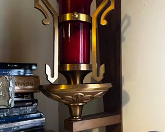 From a Russian church. Very heavy brass. So fine