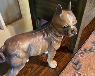 This cast iron bull dog is adorable