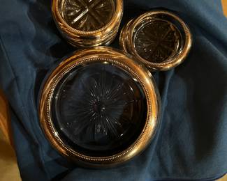 Silver coasters $10 each