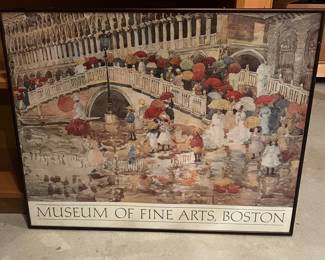 “Umbrellas in the rain “museum of fine arts Boston $150