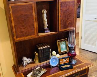 small secretary with bookcase--Cute!