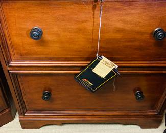 Wooden new with tags large filing cabinet