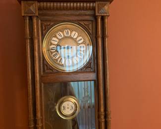 working and chiming wall clock