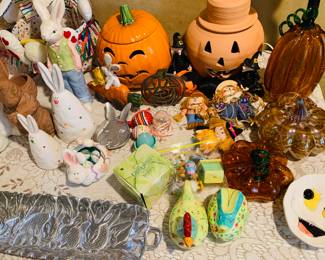 Halloween, Easter, and Thanksgiving