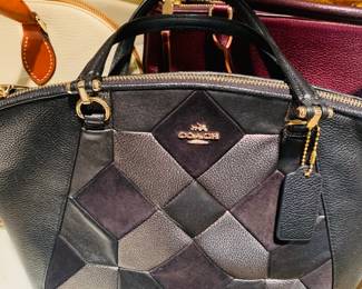 Vintage Coach handbag with dust bag