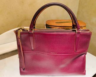 vintage like new Coach handbag with dust bag