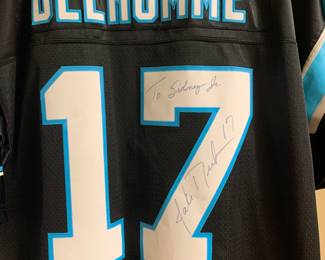Signed Jake Delhomme jersey