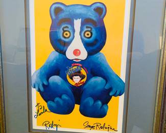Signed and numbered George Rodrigue “Tee Teddy Blue Bear”