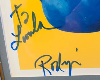 George Rodrigue signed print.