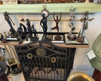 Mantle full of statue / figurines