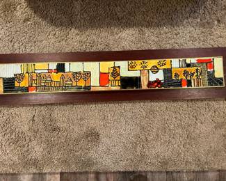 harris g strong MID-CENTURY MODERN TILE ART