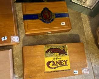 VINTAGE CIGAR BOXES