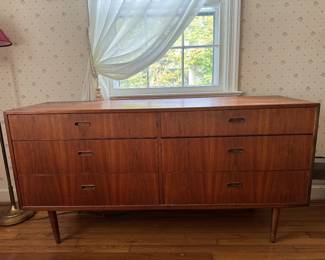 Falster Møbelfabrik Mid-Century Modern 6 Drawer Dresser (60"W x 18"D x 31"H)