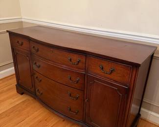 Basset 5 Drawer / 2 Door Sideboard (58"W x 19-1/2"D x 33"H)