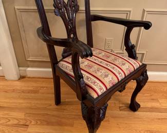 Chippendale Style Armchair (2 Arm / 6 Side Chairs)