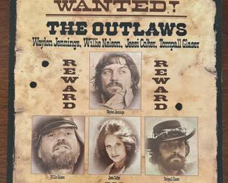 Waylon Jennings, Willie Nelson, Jessi Colter, Tompall Glaser – Wanted! The Outlaws / AFL1-1321