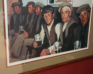 Perfect , Irishmen signed,numbered print for your bar