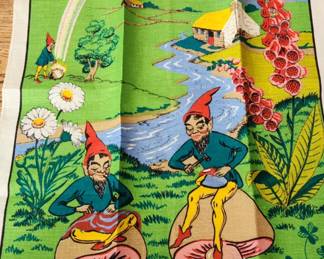 Vintage linen towels 