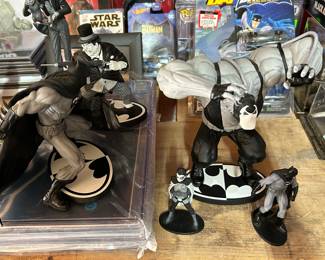 Batman collectables.