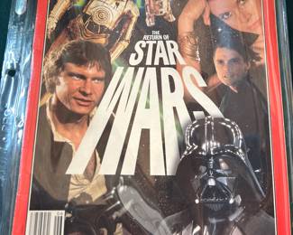 Star Wars collectables.