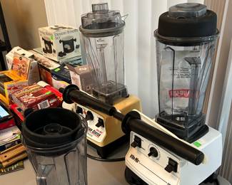 Two Vita Mix blenders.