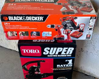 Yard and shop tools N.I.B.