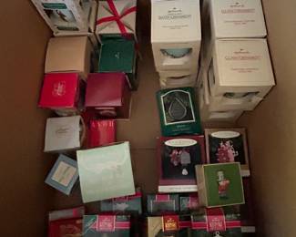 Hallmark Keepsake ornaments.