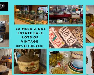 LA MESA VINTAGE, BOOKS TOOLS SALE 
