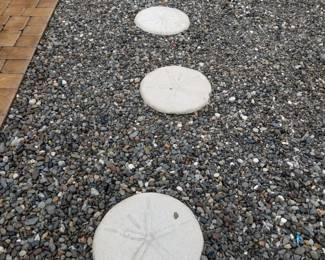 Sand dollar stepping stones