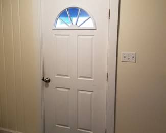 Entry door - interior