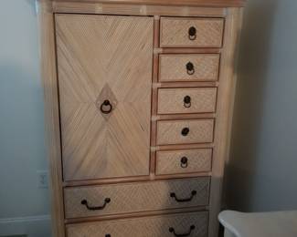 Tropical bedroom set: armoire