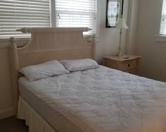 Tropical bedroom set by Lexington: queen bed