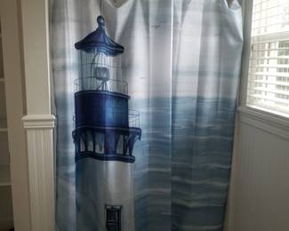 Lighthouse shower curtain