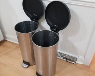 Simple Human step trash cans