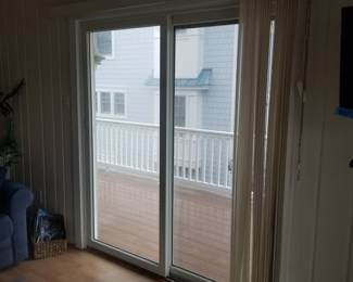 Sliding glass doors